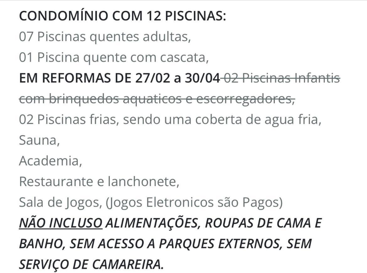 Riviera Park Apartment Caldas Novas Bagian luar foto